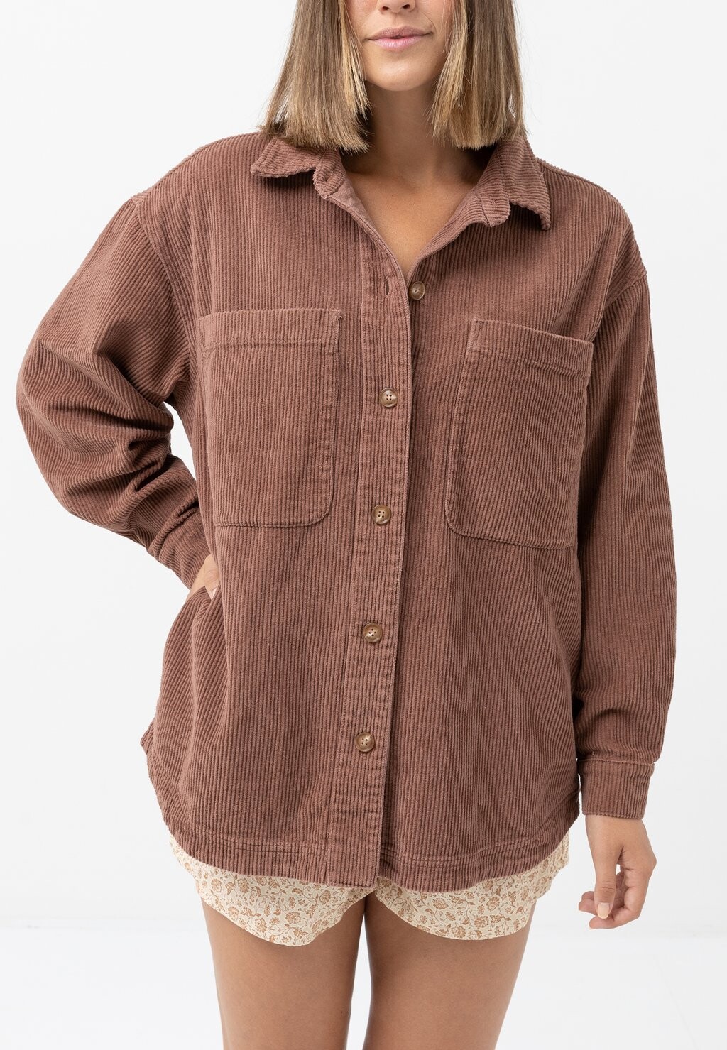 

Легкая куртка OVERSIZED Rhythm, цвет brown