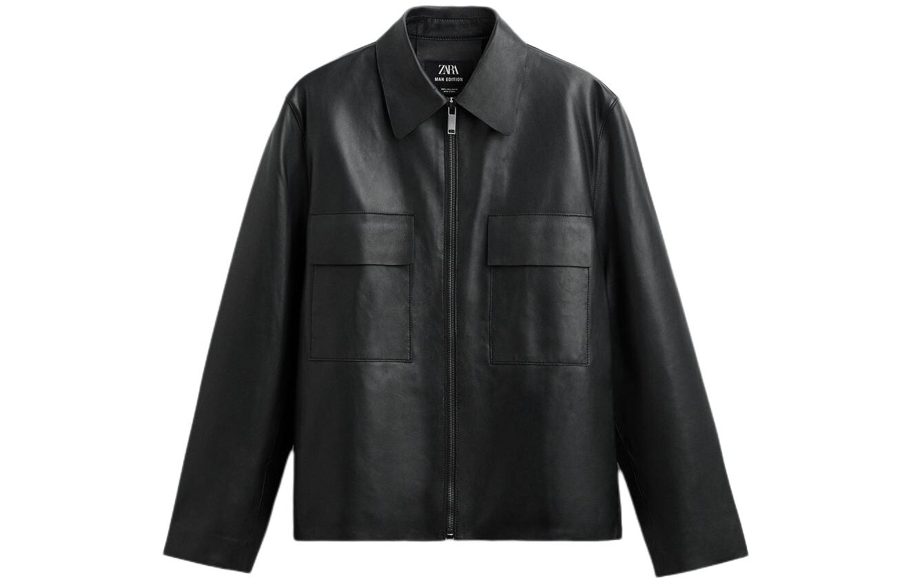 

Куртка мужская черная Zara, черный