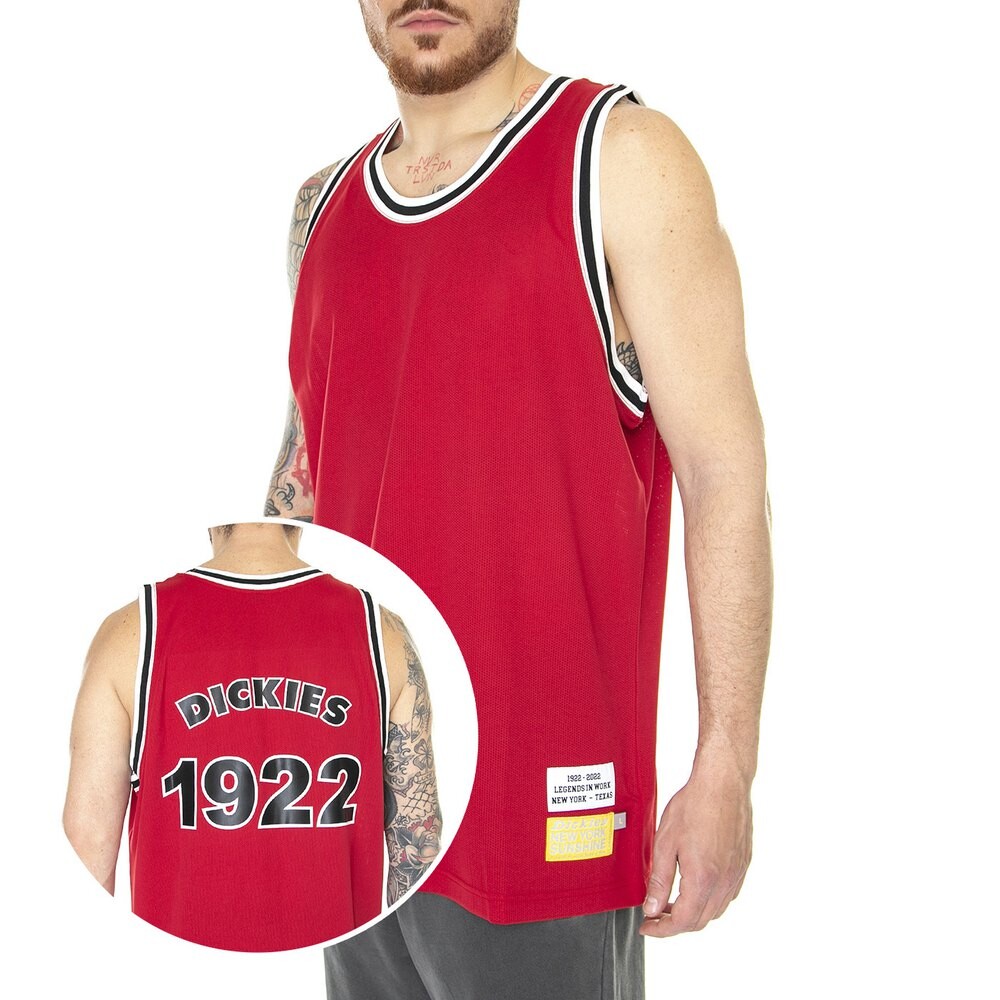 

Футболка Dickies New York Sunshine Basketball sleeveless T-shirt, красный