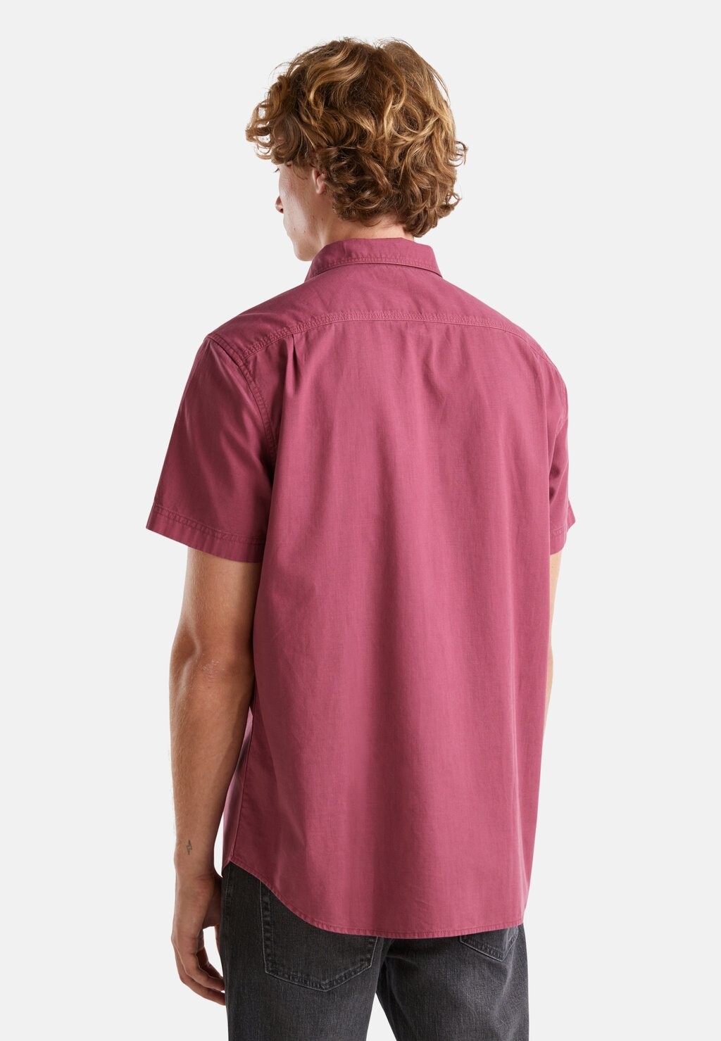 

Рубашка WITH POCKET United Colors of Benetton, розовый