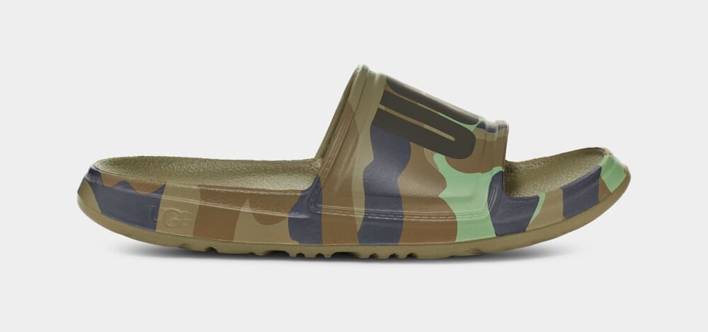 

Сандалии Wilcox Slide Camopop UGG, зеленый