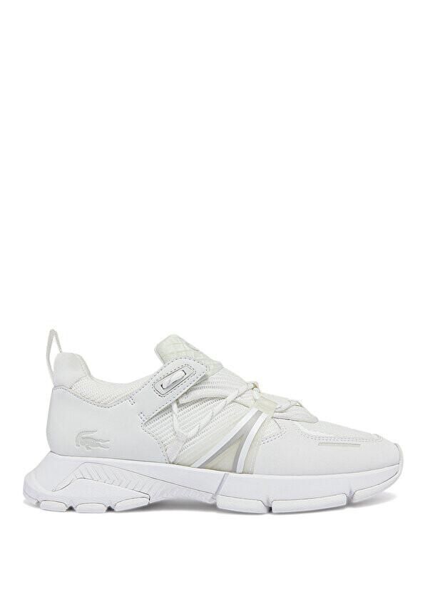 

L003 женские белые кроссовки Lacoste, Белый