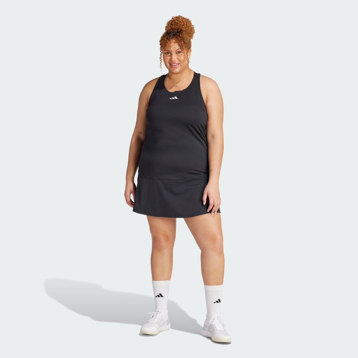 

Теннисное платье Y-образной формы (большие размеры) Adidas, цвет Black