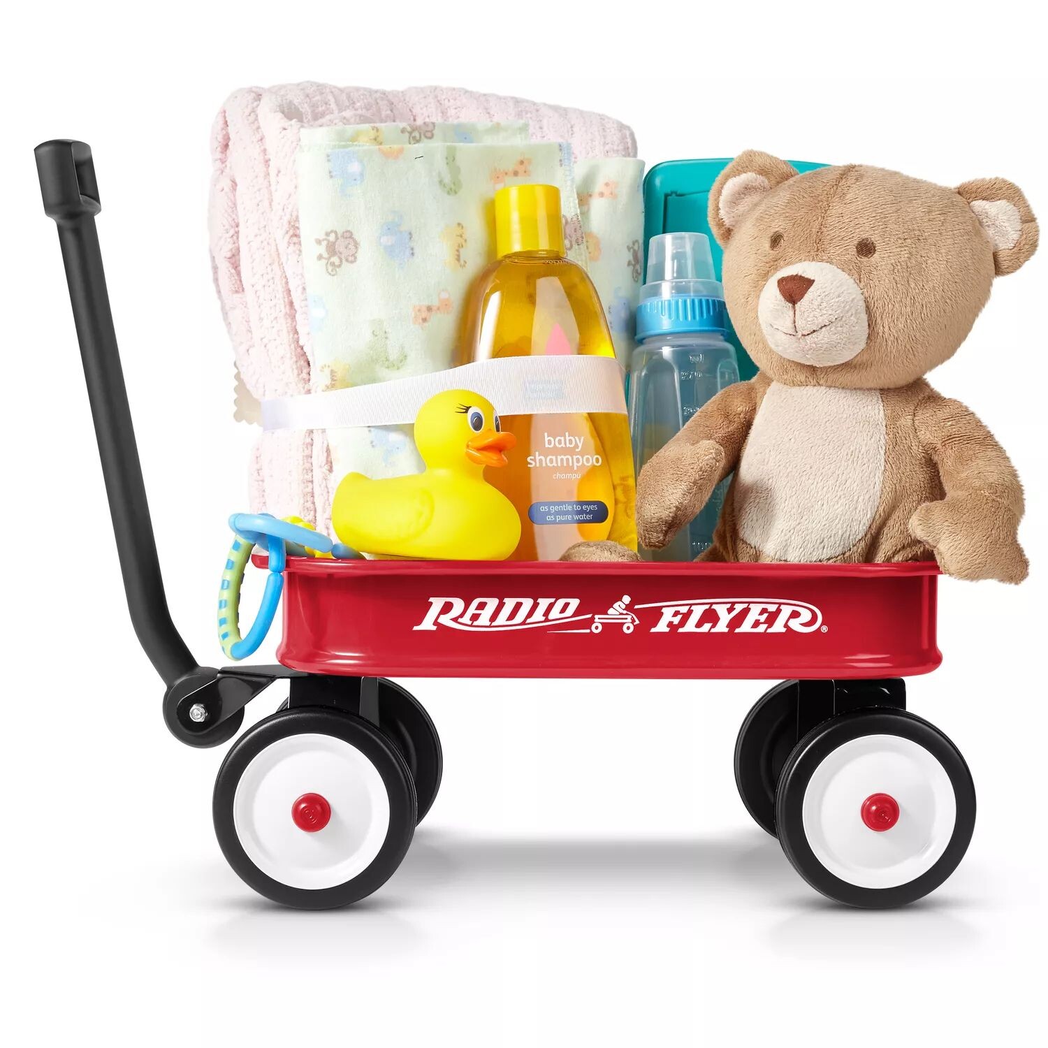 

Флаер для детского радио «Маленький красный фургон» Radio Flyer