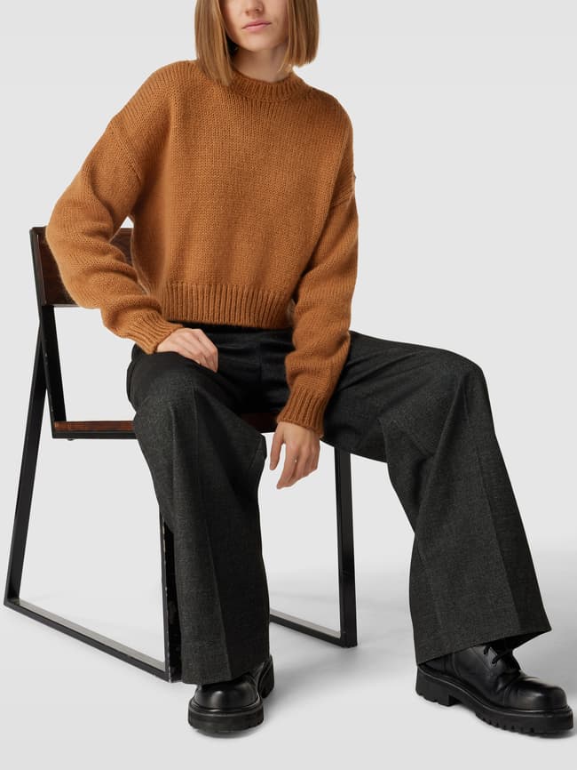 Вязаный свитер с круглым вырезом - Ann-Kathrin Götze X P&C Ann-Kathrin Goetze X P&C*, светло-коричневый