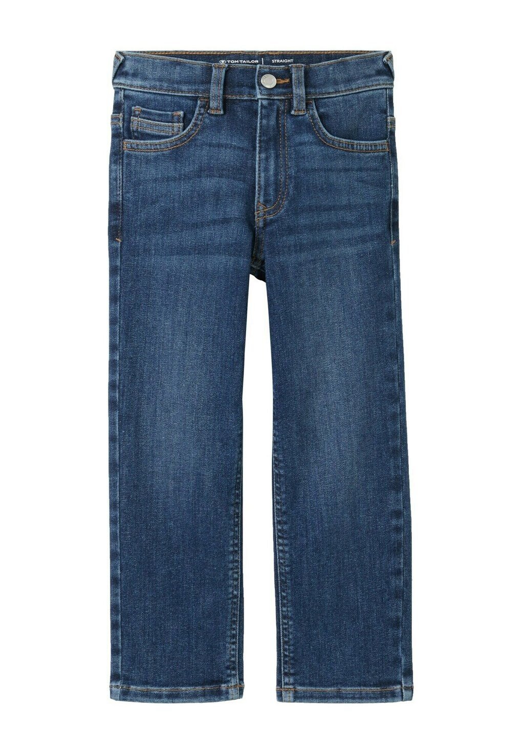 Джинсы Straight Leg STRAIGHT TOM TAILOR, цвет clean mid stone blue denim джинсы straight leg ryan tom tailor цвет grey denim