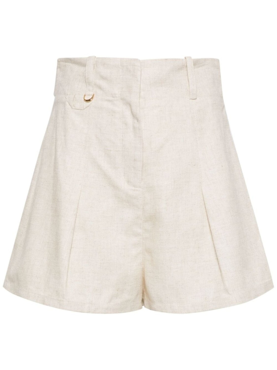 

Le Short Bari плиссированные шорты Jacquemus, бежевый