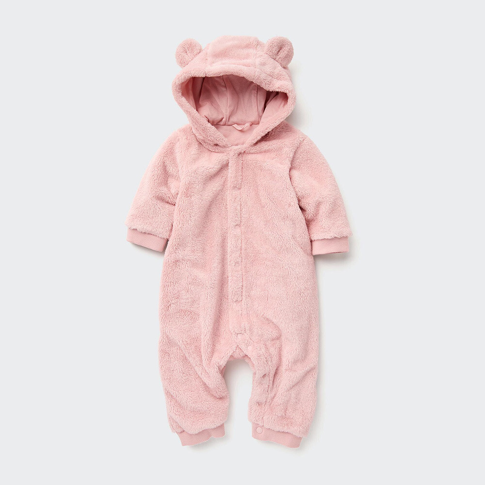 

Костюм Uniqlo унисекс бархатный флисовый, розовый