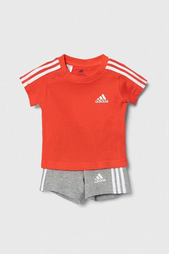 

adidas Детский хлопковый комплект, красный