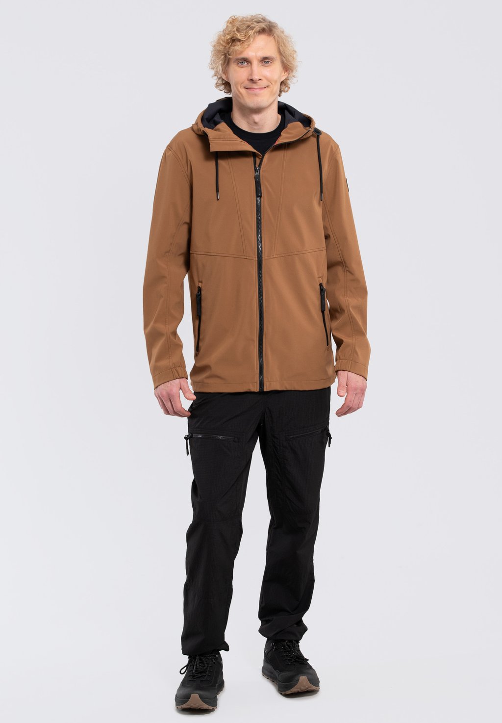 Куртка Softshell ADRIAT Icepeak, темно коричневый куртка утепленная мужская icepeak parkdale коричневый
