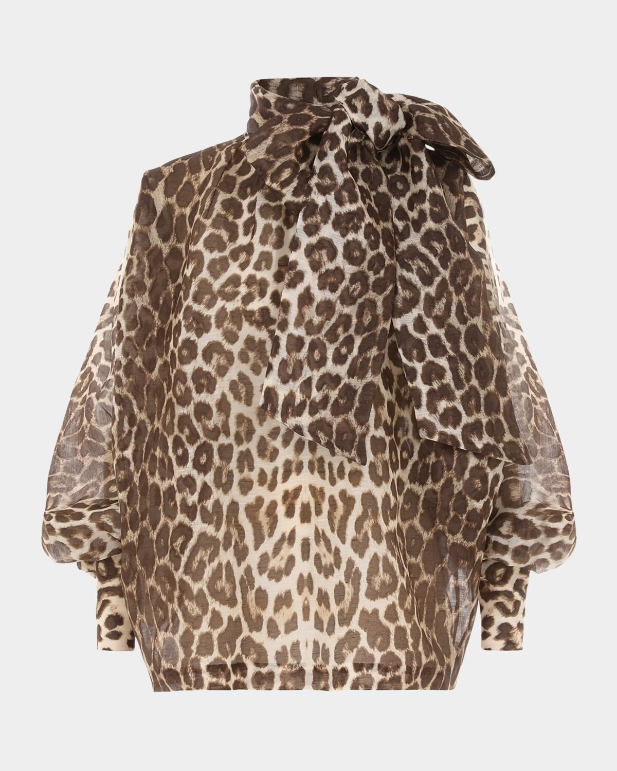 

Иллюстрация Волнистая Блузка Zimmermann, цвет Chocolate Leopard