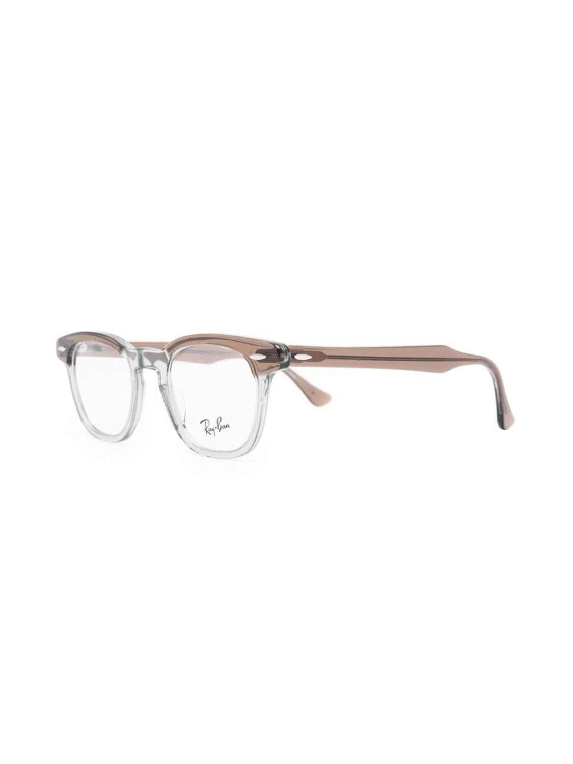 

Ray-Ban солнцезащитные очки Hawkeye в квадратной оправе, коричневый