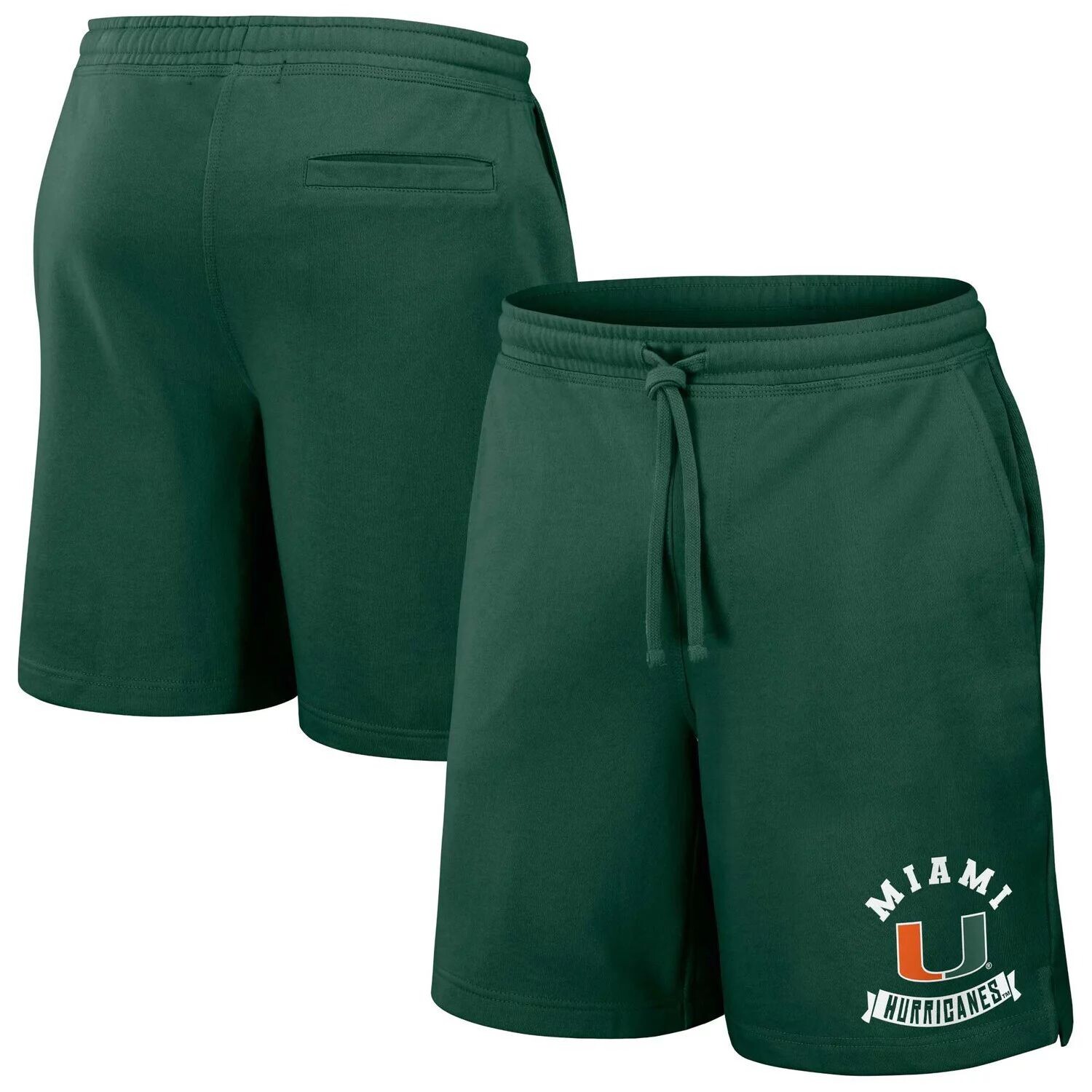 

Мужская коллекция Darius Rucker от Fanatics Зеленые шорты с логотипом Miami Hurricanes