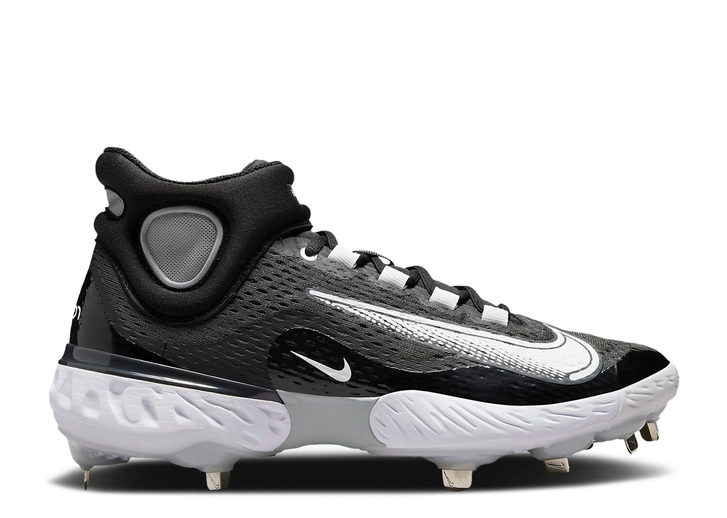 

Кроссовки Nike Alpha Huarache Elite 4 Mid 'Black Dark Smoke Grey', черный