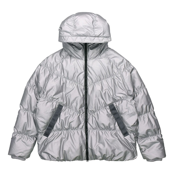 Пуховик Nike Sportswear Down Fill protection against cold Stay Warm Hooded Jacket Down Jacket Silver, цвет silver