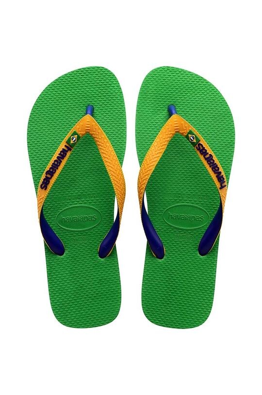 

Детские шлепанцы Havaianas BRASIL MIX, зеленый