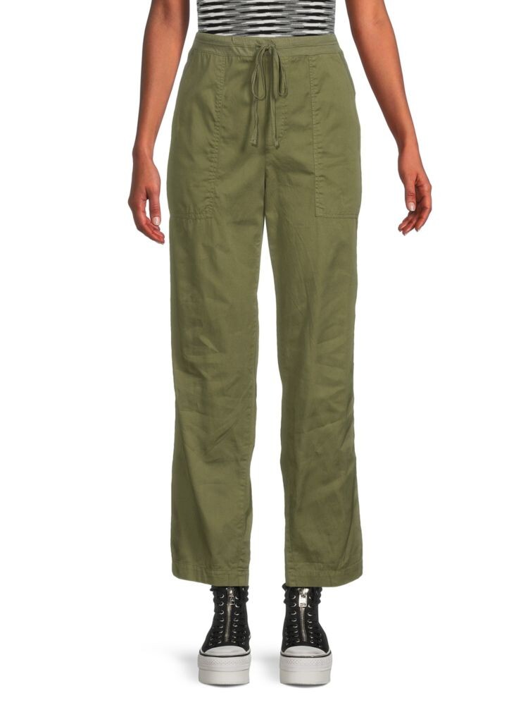 

Укороченные брюки Misty на кулиске Velvet, цвет Moss Green