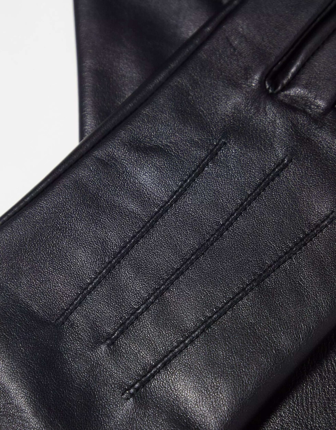 

Черные длинные кожаные перчатки Topshop Gia