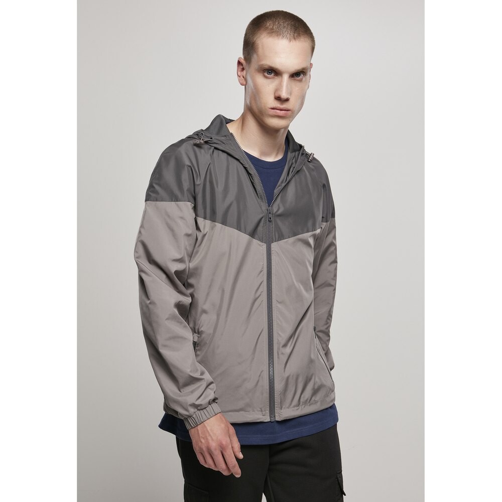 

Куртка Urban Classics Classics 2-Tone Tech Windrunner (Large Sizes), черный