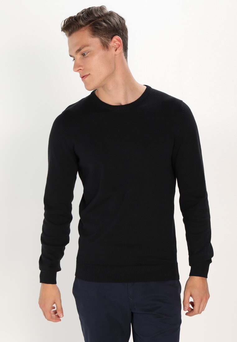 

Свитер Pier One Basic Crewneck, черный