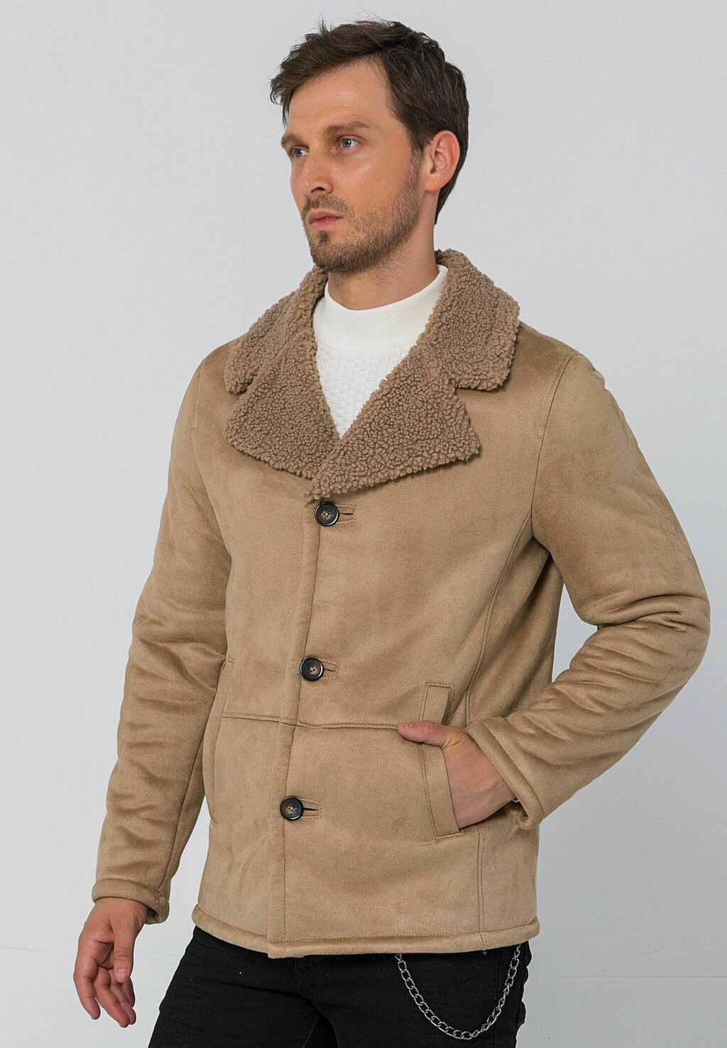 

Демисезонная куртка Ron Tomson, цвет beige