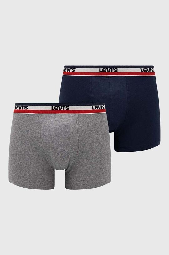 

Комплект боксеров , 2 пары. Levi's, темно-синий
