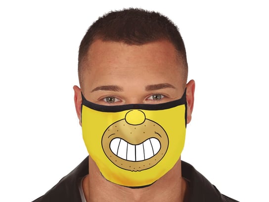 Тканевая маска для лица Simpson 3-х слойная - 1 шт., Guirca галстук fiestas guirca мультиколор