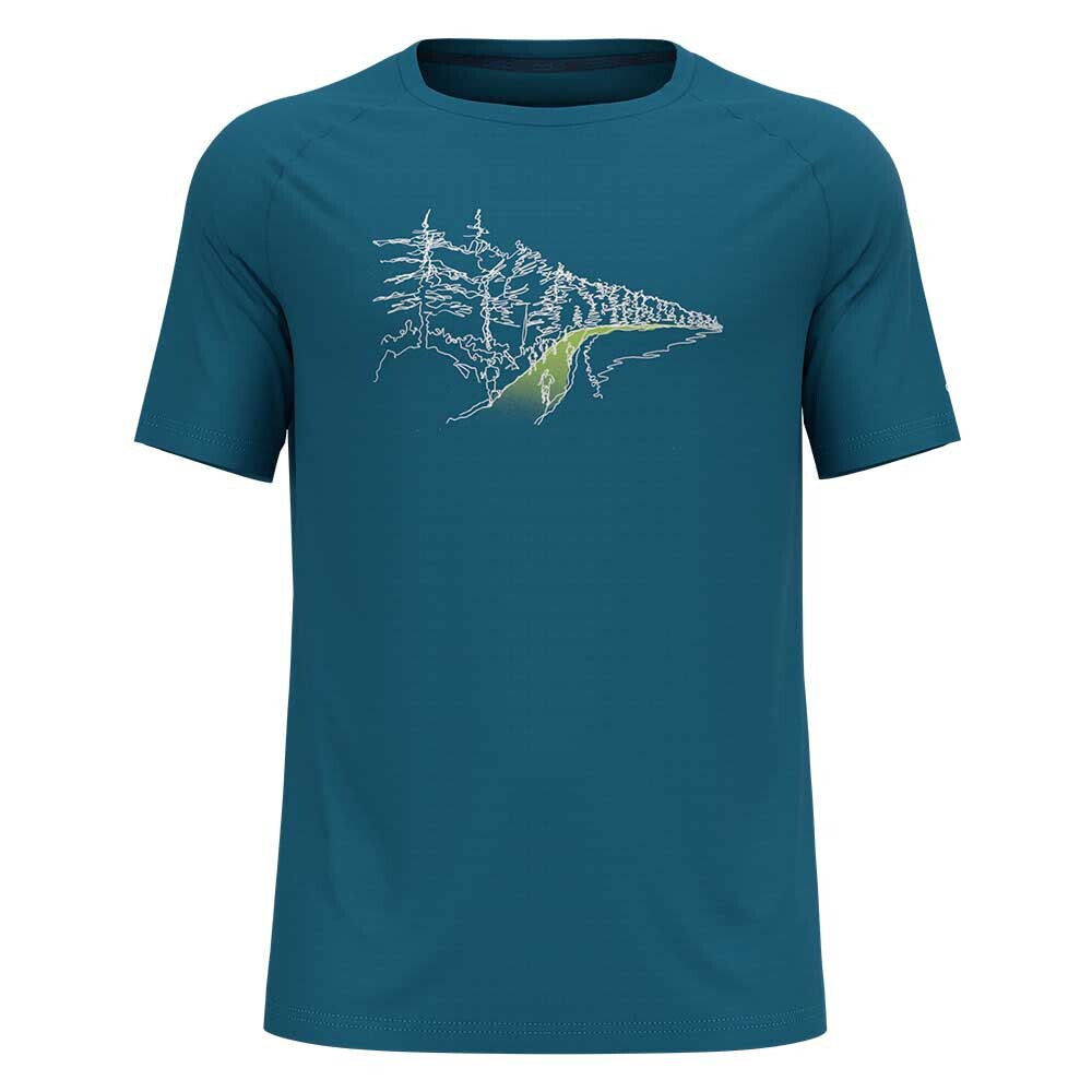 

Футболка Odlo Crew Essential Print, синий