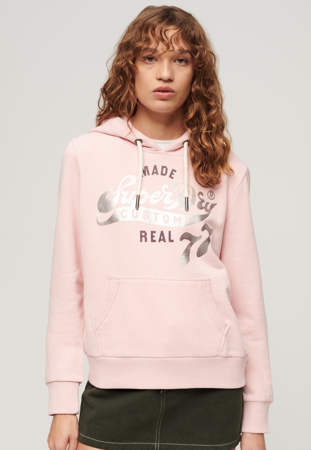 

Толстовка REWORKED CLASSICS GRAPHIC Superdry, розовый