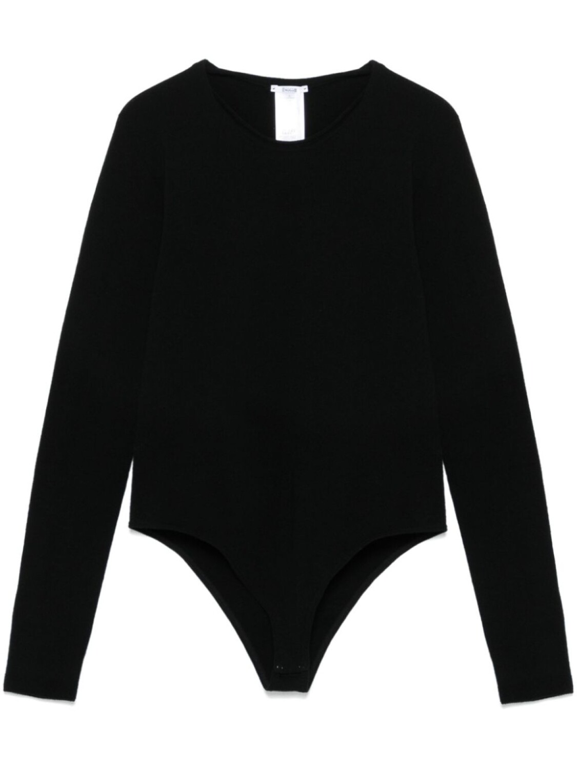 

Боди из шерсти мериноса Wolford, черный