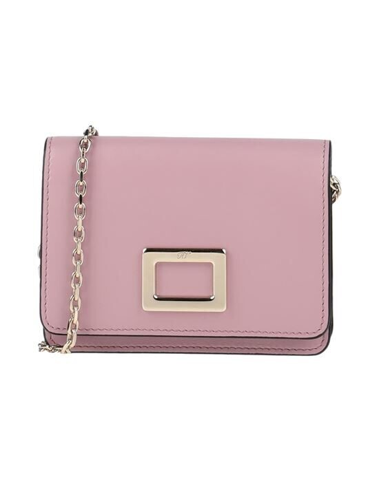

Сумка через плечо ROGER VIVIER, пастельный розовый