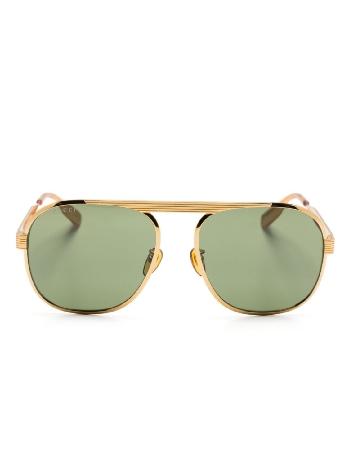 

Gucci Eyewear солнцезащитные очки-пилоты, золотистый
