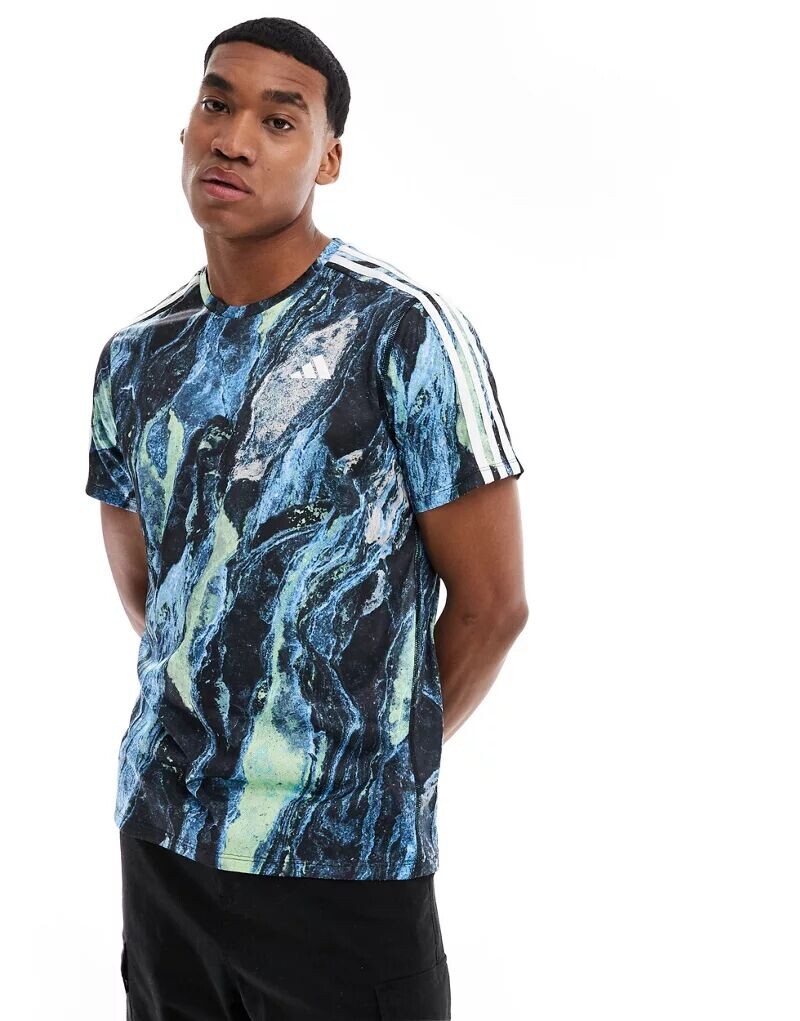 

Синяя футболка adidas Move for the Planet AirChill adidas performance