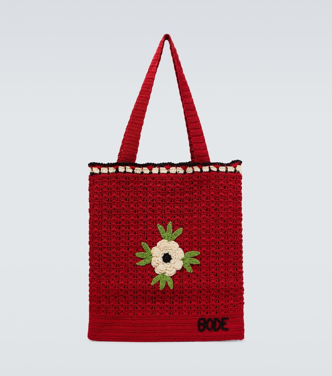 

Сумка-тоут Winchester Rose с аппликацией крючком Bode, красный