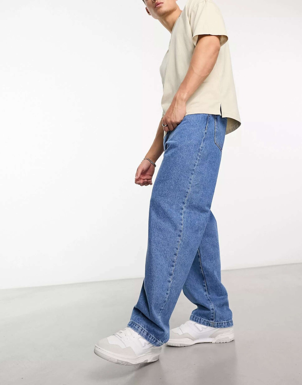 

Синие свободные зауженные джинсы Carhartt WIP Landon