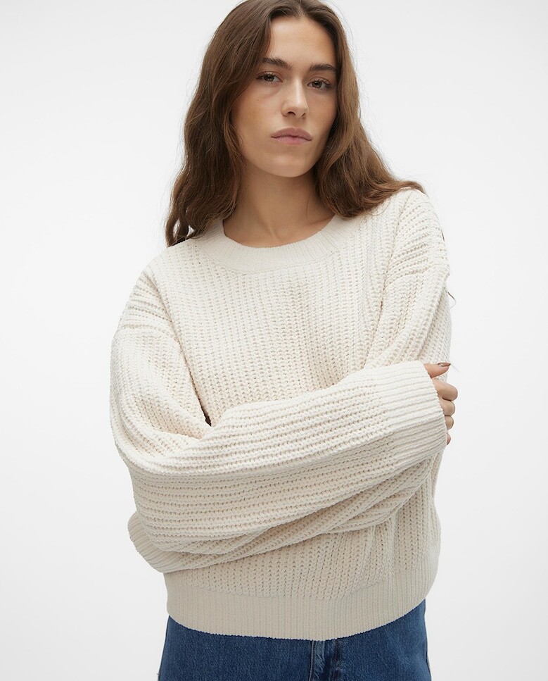 

Женский вязаный свитер с круглым вырезом Vero Moda