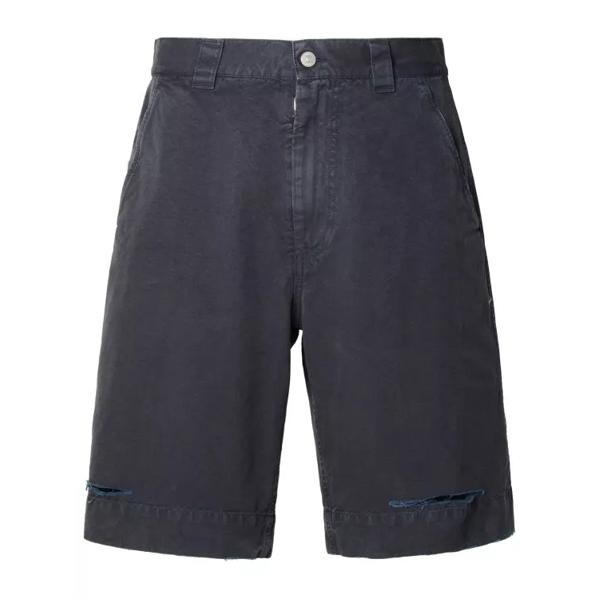 

Шорты navy cotton bermuda shorts Mm6 Maison Margiela, синий