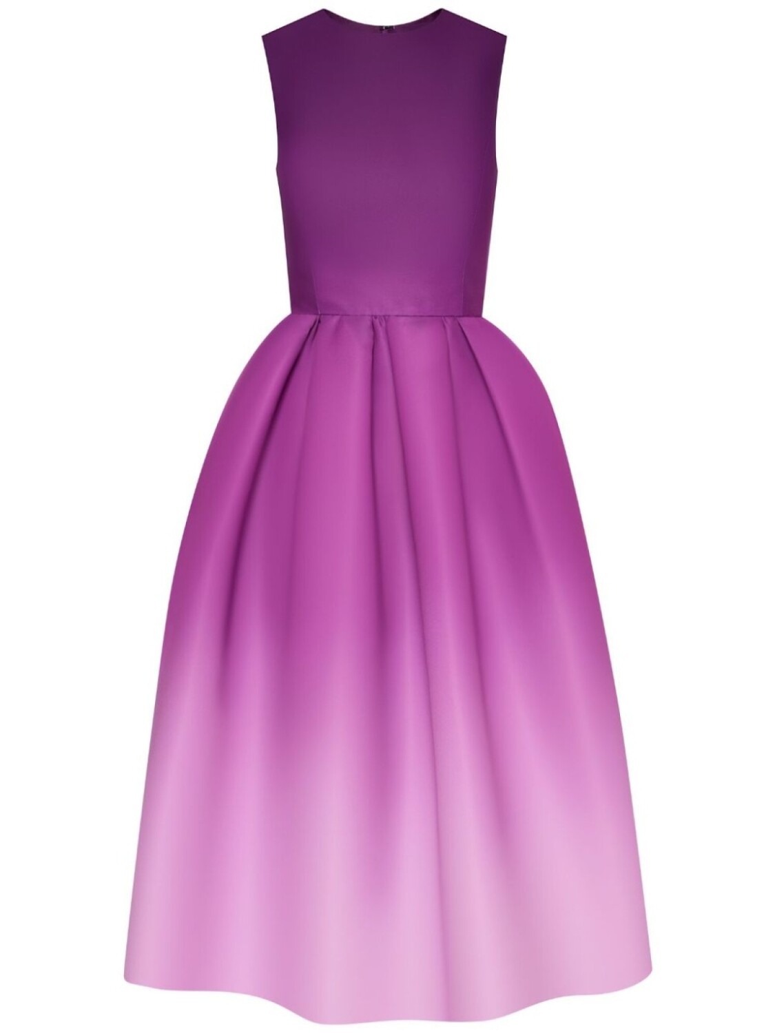 

Платье миди Ombre Faille Oscar de la Renta, фиолетовый