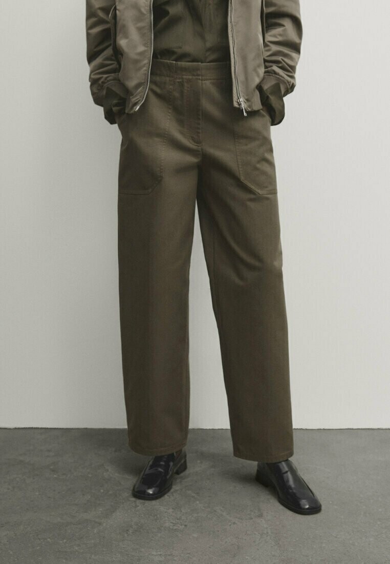

Брюки Massimo Dutti, хаки