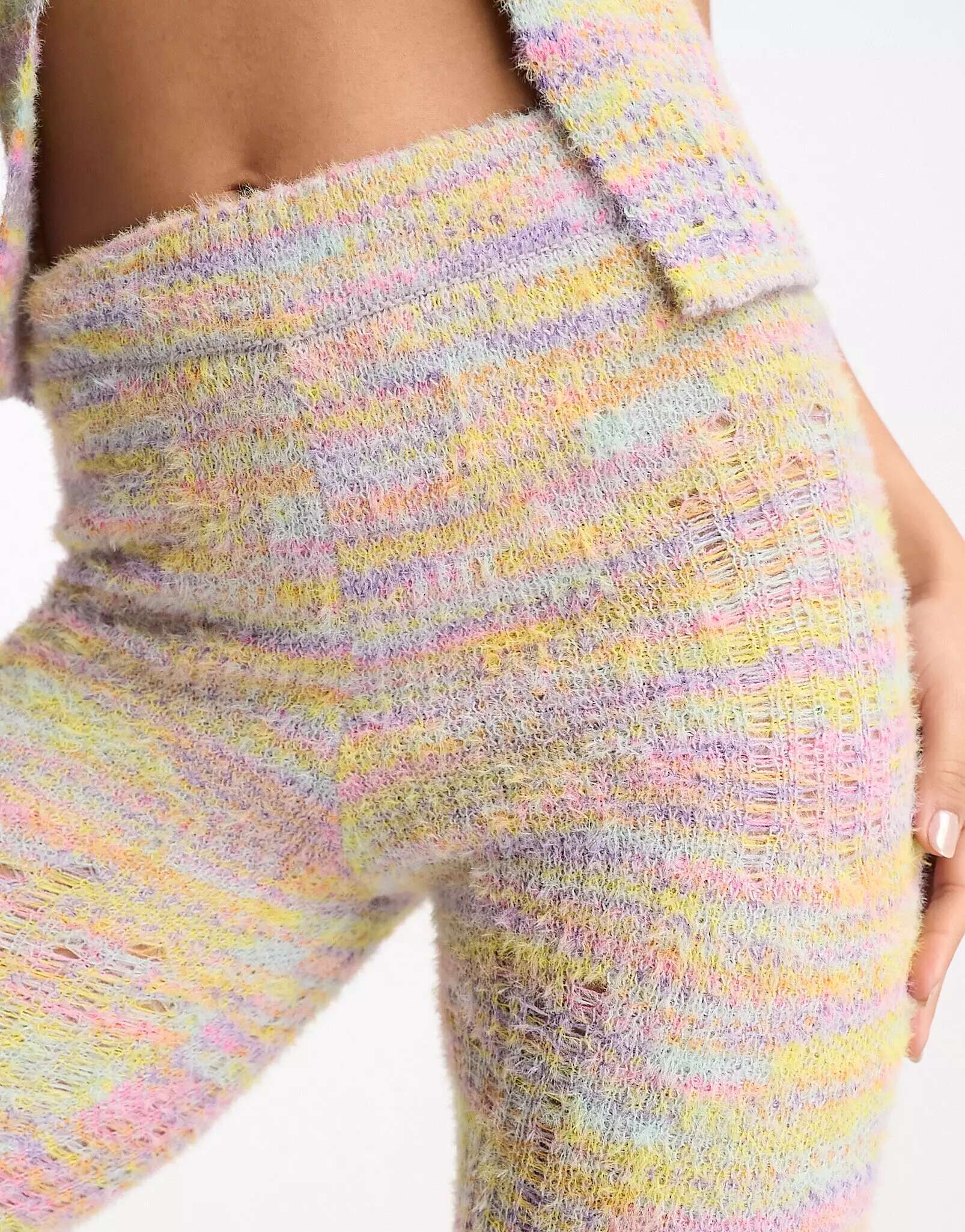 Разноцветные пышные расклешенные брюки ASYOU разноцветные пышные расклешенные брюки asyou