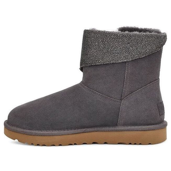 

Зимние ботинки классические икорные мини Ugg, серый