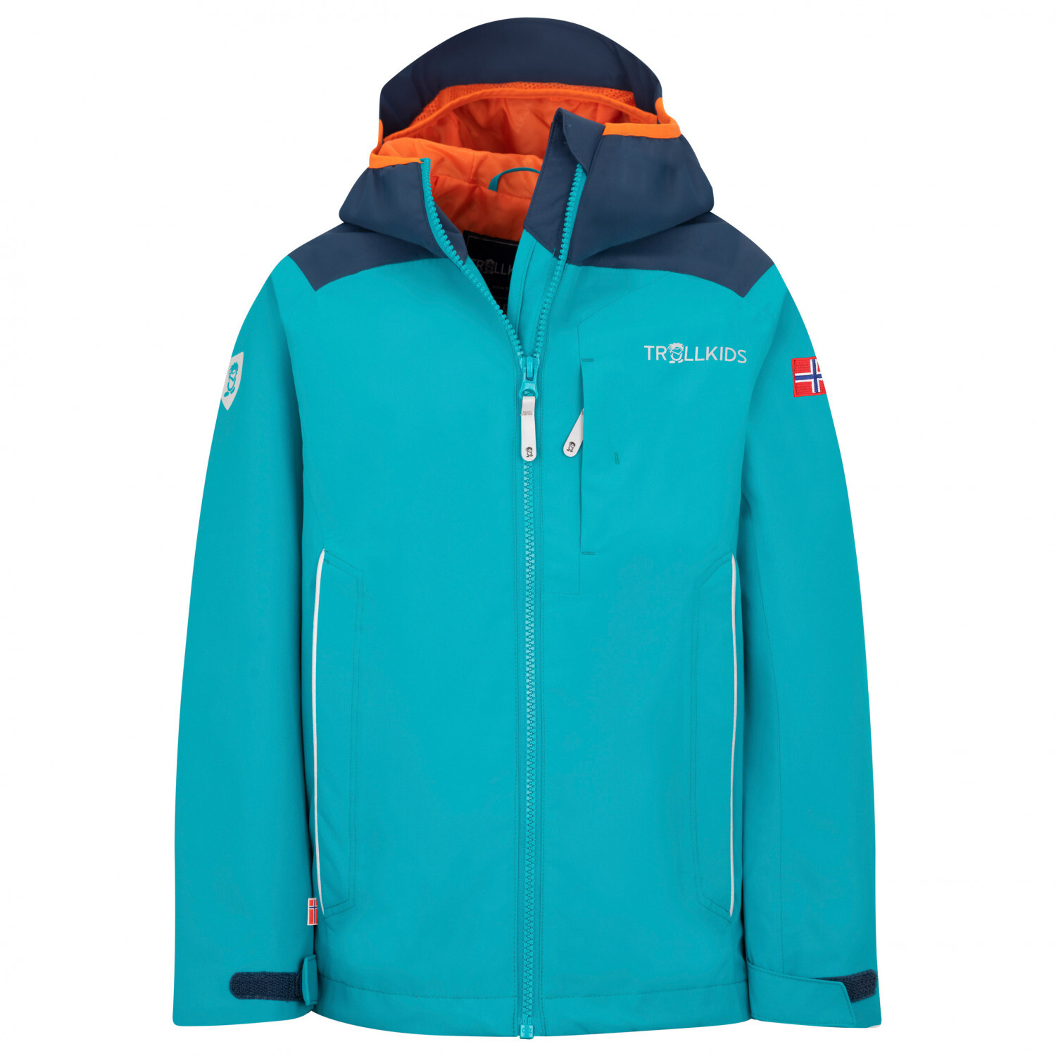 

Дождевик Trollkids Kids Bergen, цвет Lake Blue/Mystic Blue