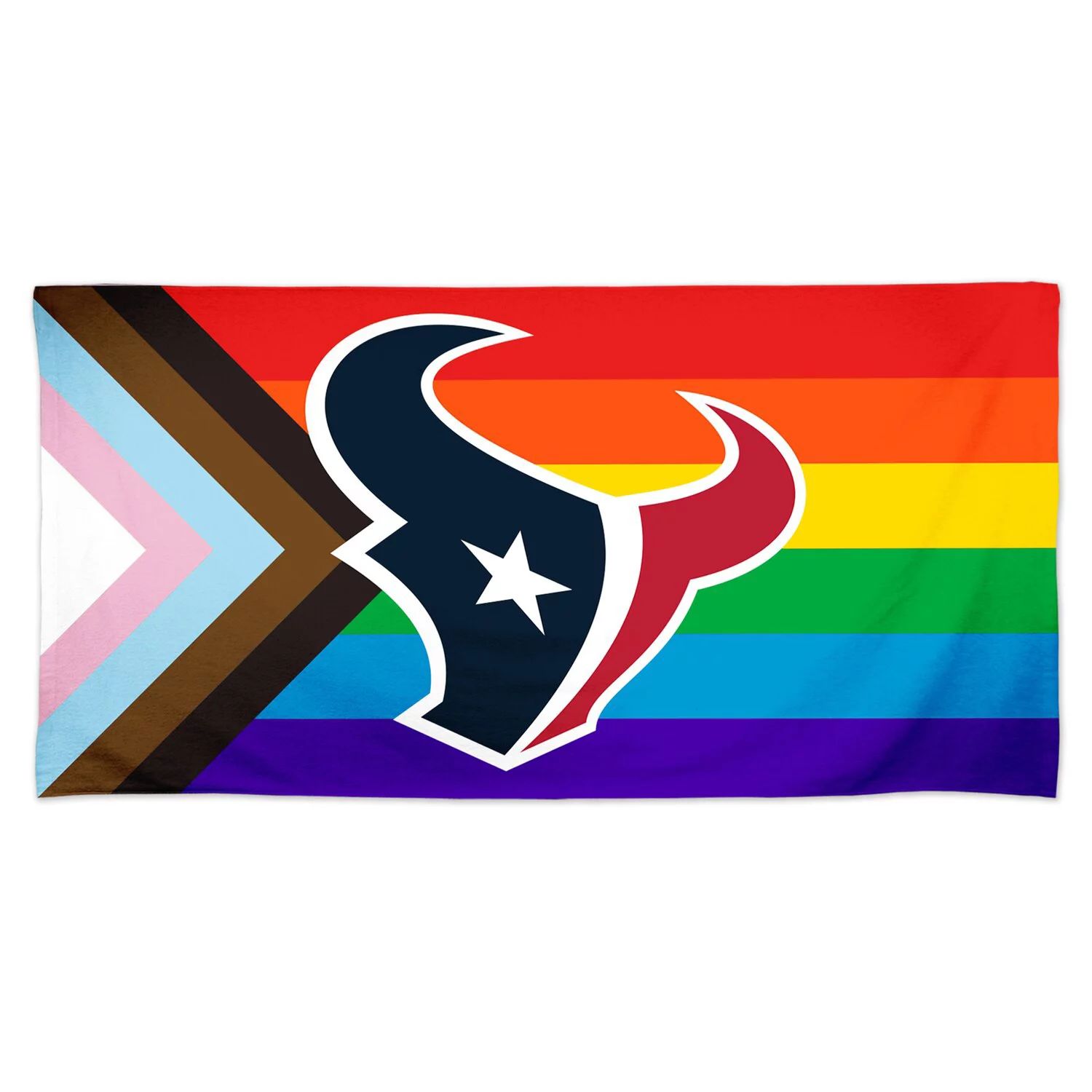 Пляжное полотенце Pride Spectra WinCraft Houston Texans 30 x 60 дюймов