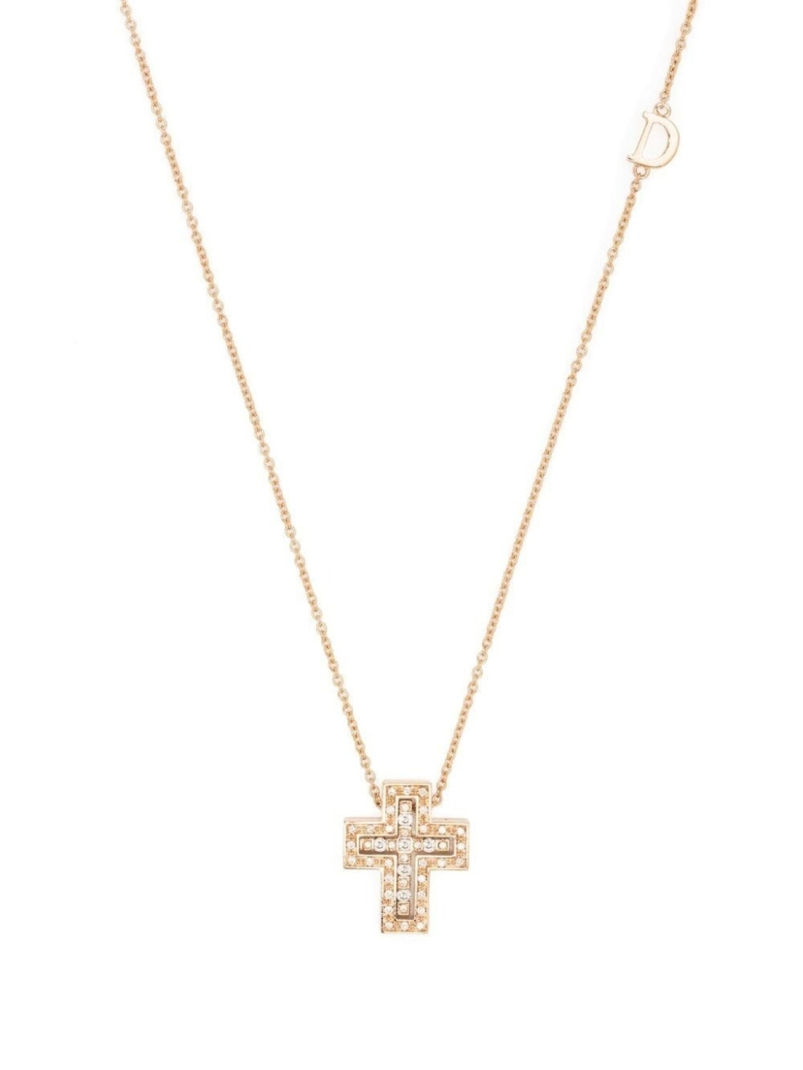 

Колье Belle Époque из розового золота с бриллиантами Damiani, розовый