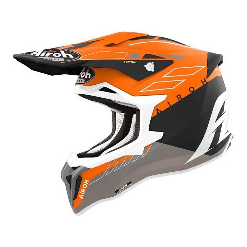 

Шлем для мотокросса Airoh Strycker Skin, разноцветный