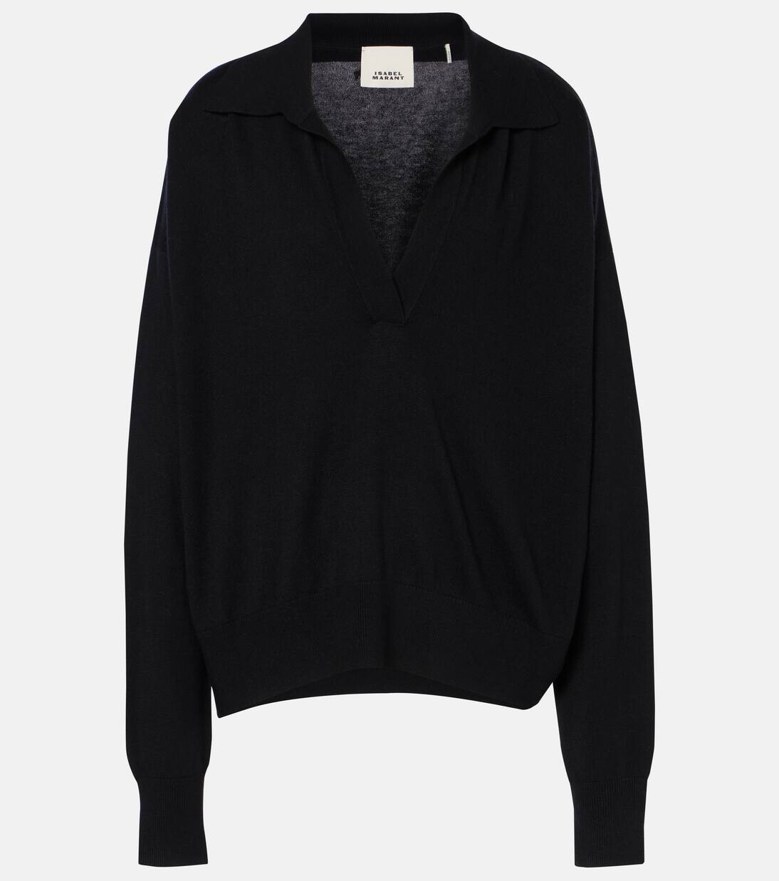 

Свитер поло Galix Isabel Marant, черный