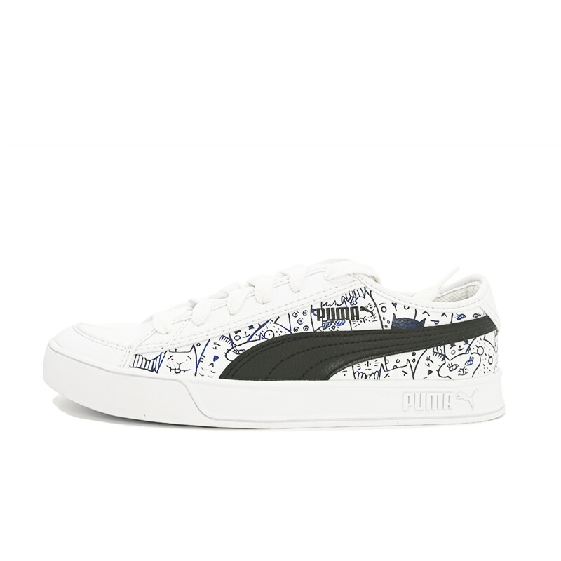

Кроссовки Puma Smash Vulc Skateboarding Shoes Unisex Low-top White/black, белый
