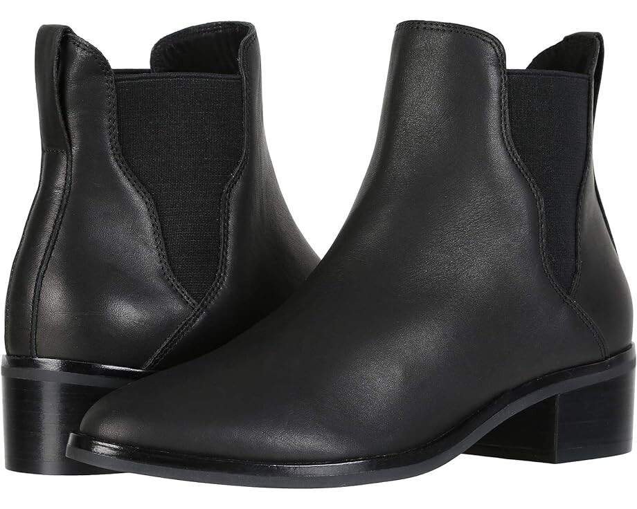 

Ботинки Soludos Marfa Leather Chelsea Bootie, черный