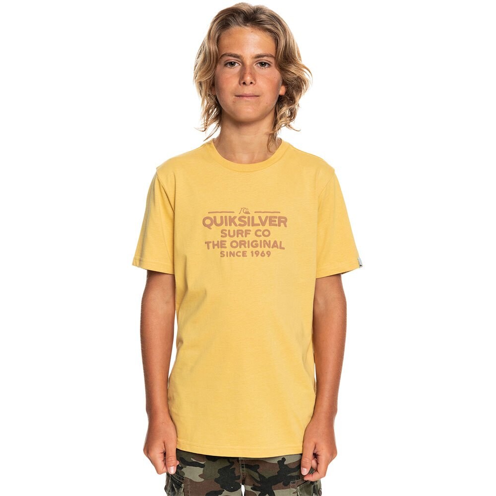 

Футболка с коротким рукавом Quiksilver Feeding Line Youth, желтый