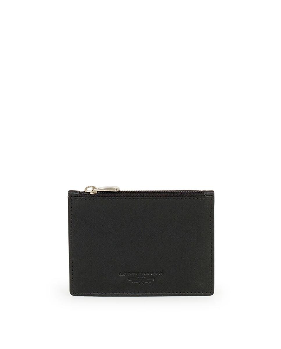 Antonio Banderas Design черный кожаный мужской кошелек Starlite, черный кошелек noname на кнопках на магните отделение для монет черный хаки
